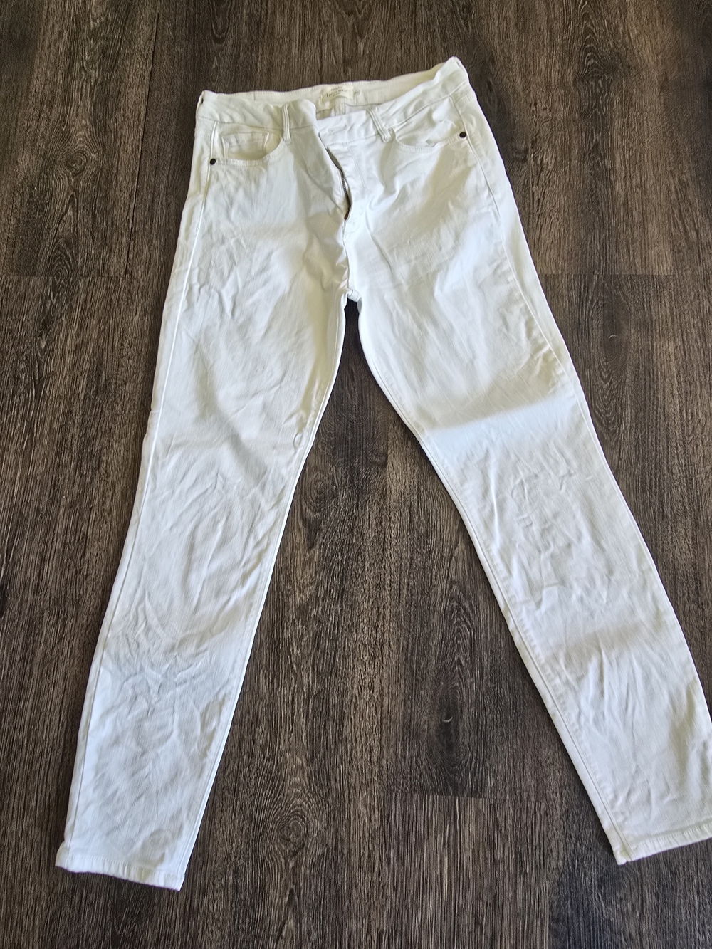 bohme White Ankle Slim Jeans